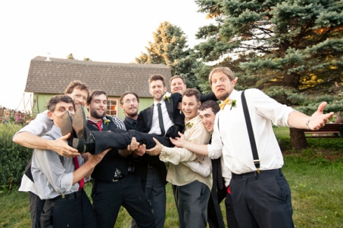 creative groomsmen wedding attire